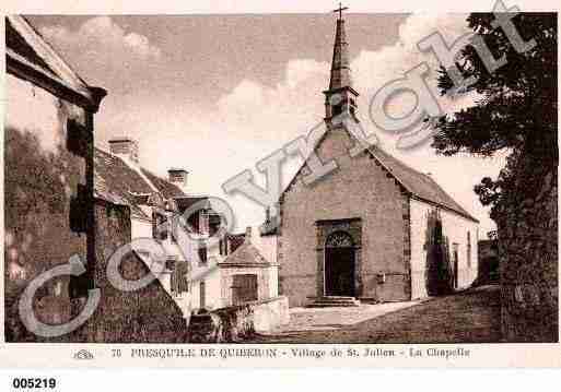 Ville de QUIBERON, carte postale ancienne