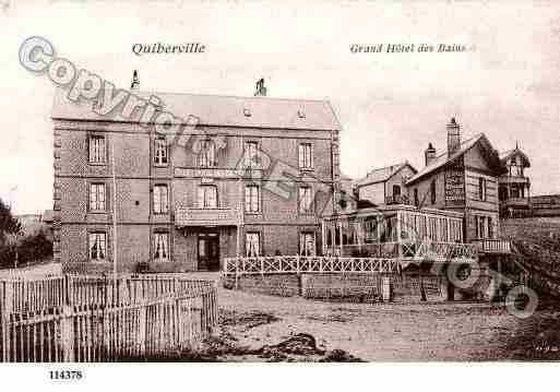 Ville de QUIBERVILLE, carte postale ancienne