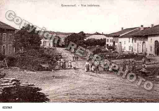 Ville de REMONCOURT, carte postale ancienne