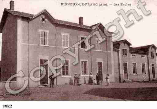 Ville de RIGNIEUXLEFRANC, carte postale ancienne