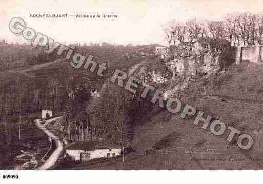 Ville de ROCHECHOUART, carte postale ancienne