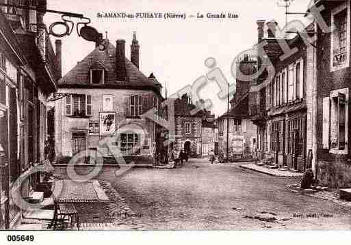 Ville de SAINTAMANDENPUISAYE, carte postale ancienne