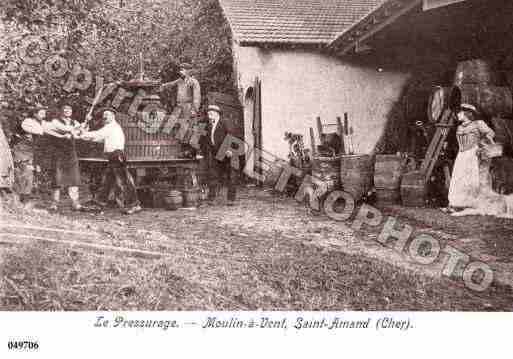 Ville de SAINTAMANDMONTROND, carte postale ancienne