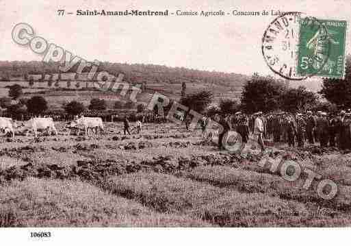 Ville de SAINTAMANDMONTROND, carte postale ancienne