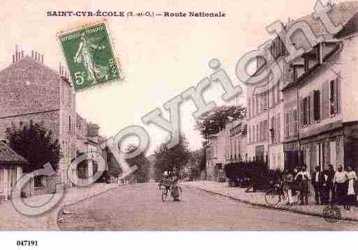 Ville de SAINTCYRL'ECOLE, carte postale ancienne