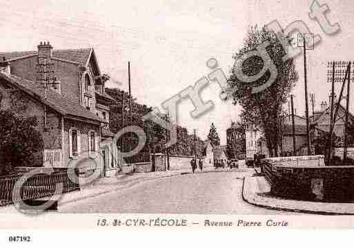 Ville de SAINTCYRL\'ECOLE, carte postale ancienne