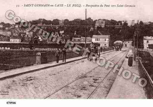 Ville de SAINTGERMAINENLAYE, carte postale ancienne