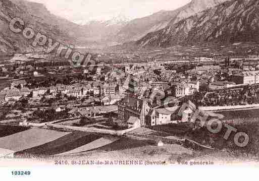 Ville de SAINTJEANDEMAURIENNE, carte postale ancienne