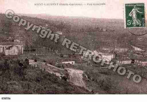 Ville de SAINTLAURENT, carte postale ancienne