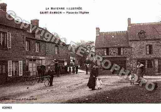 Ville de SAINTSAMSON, carte postale ancienne Ville de SAINTSAMSON, carte postale ancienne