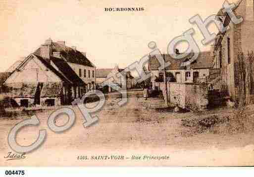 Ville de SAINTVOIR, carte postale ancienne