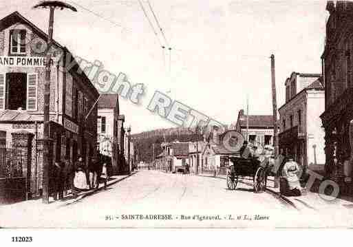 Ville de SAINTEADRESSE, carte postale ancienne