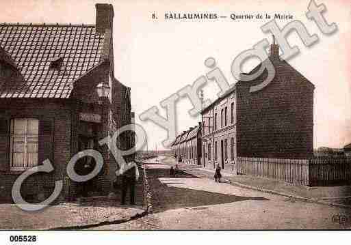 Ville de SALLAUMINES, carte postale ancienne