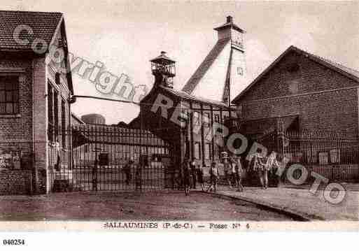 Ville de SALLAUMINES, carte postale ancienne