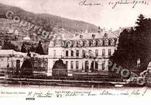 Ville de SAULXURESSURMOSELOTTE, carte postale ancienne