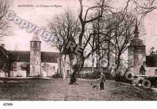 Ville de SAVOYEUX, carte postale ancienne