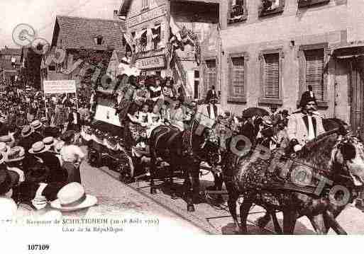 Ville de SCHILTIGHEIM, carte postale ancienne