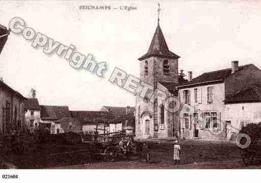 Ville de SEICHAMPS, carte postale ancienne