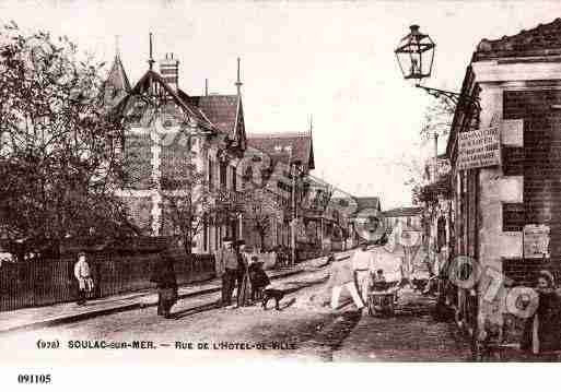 Ville de SOULACSURMER, carte postale ancienne