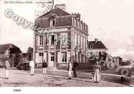 Ville de THILLIERSENVEXIN(LES), carte postale ancienne