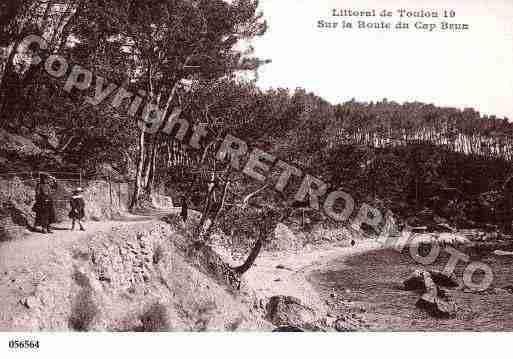 Ville de TOULON, carte postale ancienne