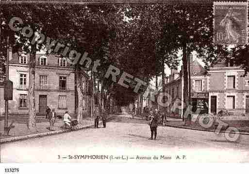 Ville de TOURS, carte postale ancienne