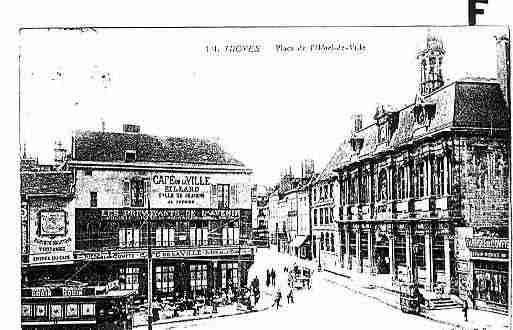 Ville de TROYES, carte postale ancienne