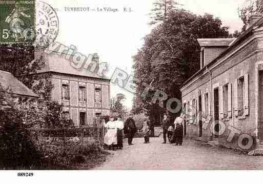 Ville de TURRETOT, carte postale ancienne