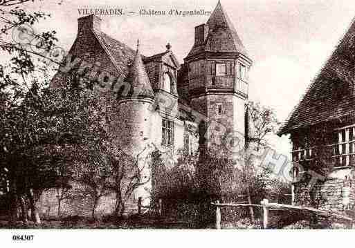 Ville de VILLEBADIN, carte postale ancienne