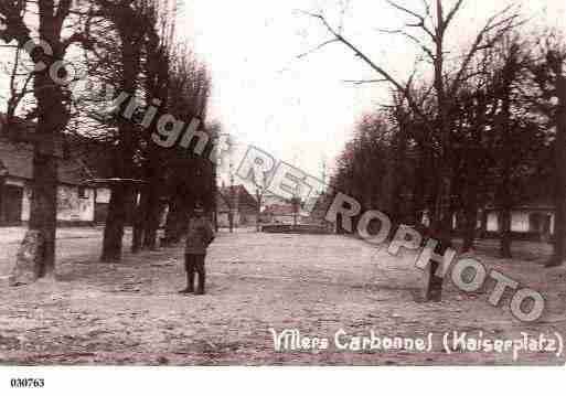 Ville de VILLERSCARBONNEL, carte postale ancienne