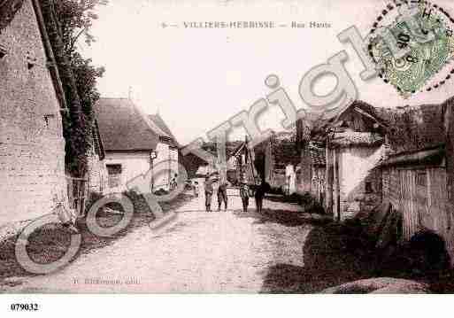 Ville de VILLIERSHERBISSE, carte postale ancienne