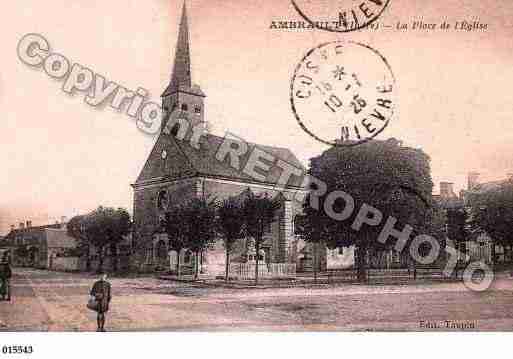 Ville de AMBRAULT, carte postale ancienne
