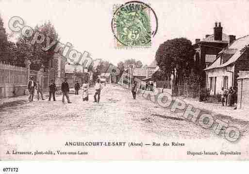 Ville de ANGUILCOURTLESART, carte postale ancienne