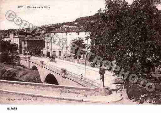 Ville de APT, carte postale ancienne