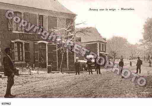 Ville de ARZACQARRAZIGUET, carte postale ancienne