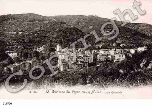 Ville de AULAS, carte postale ancienne