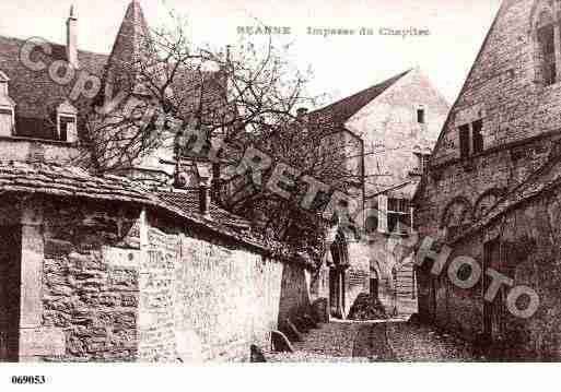 Ville de BEAUNE, carte postale ancienne