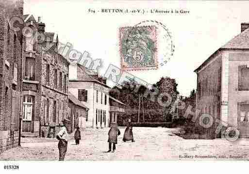 Ville de BETTON, carte postale ancienne