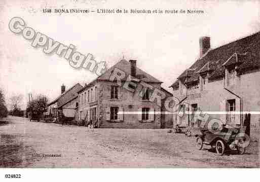 Ville de BONA, carte postale ancienne
