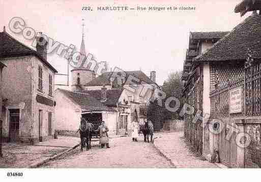 Ville de BOURRONMARLOTTE, carte postale ancienne