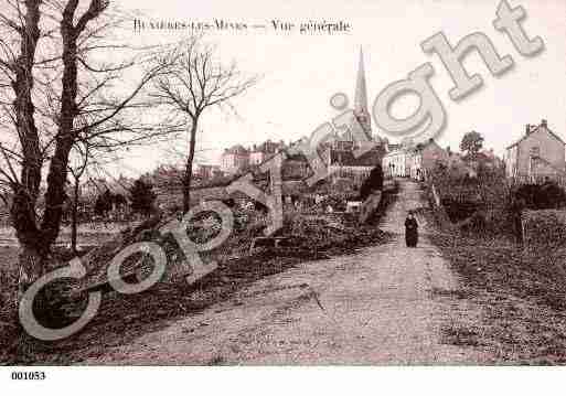 Ville de BUXIERESLESMINES, carte postale ancienne