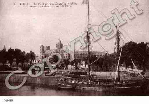 Ville de CAEN, carte postale ancienne