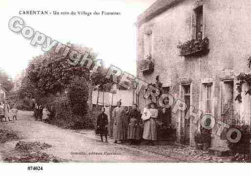 Ville de CARENTAN, carte postale ancienne