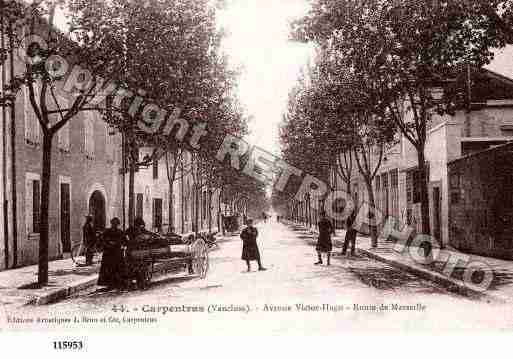 Ville de CARPENTRAS, carte postale ancienne