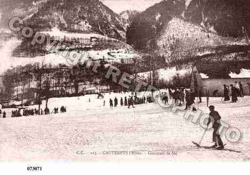 Ville de CAUTERETS, carte postale ancienne