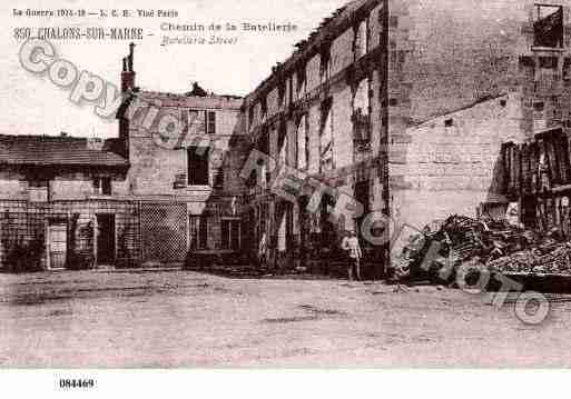 Ville de CHALONSSURMARNE, carte postale ancienne