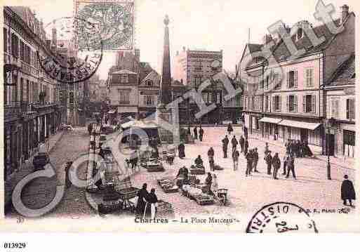 Ville de CHARTRES, carte postale ancienne