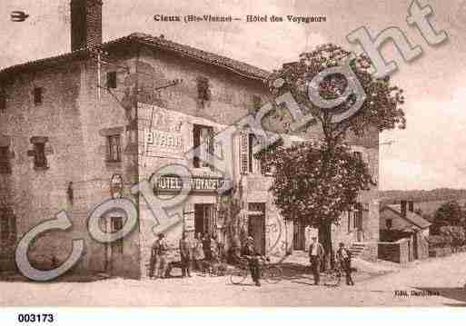 Ville de CIEUXCHARAT, carte postale ancienne