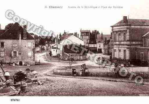 Ville de CLAMECY, carte postale ancienne