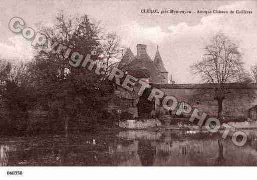 Ville de CLERAC, carte postale ancienne